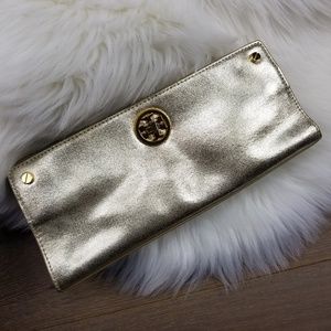 Tory Burch Gold Clutch